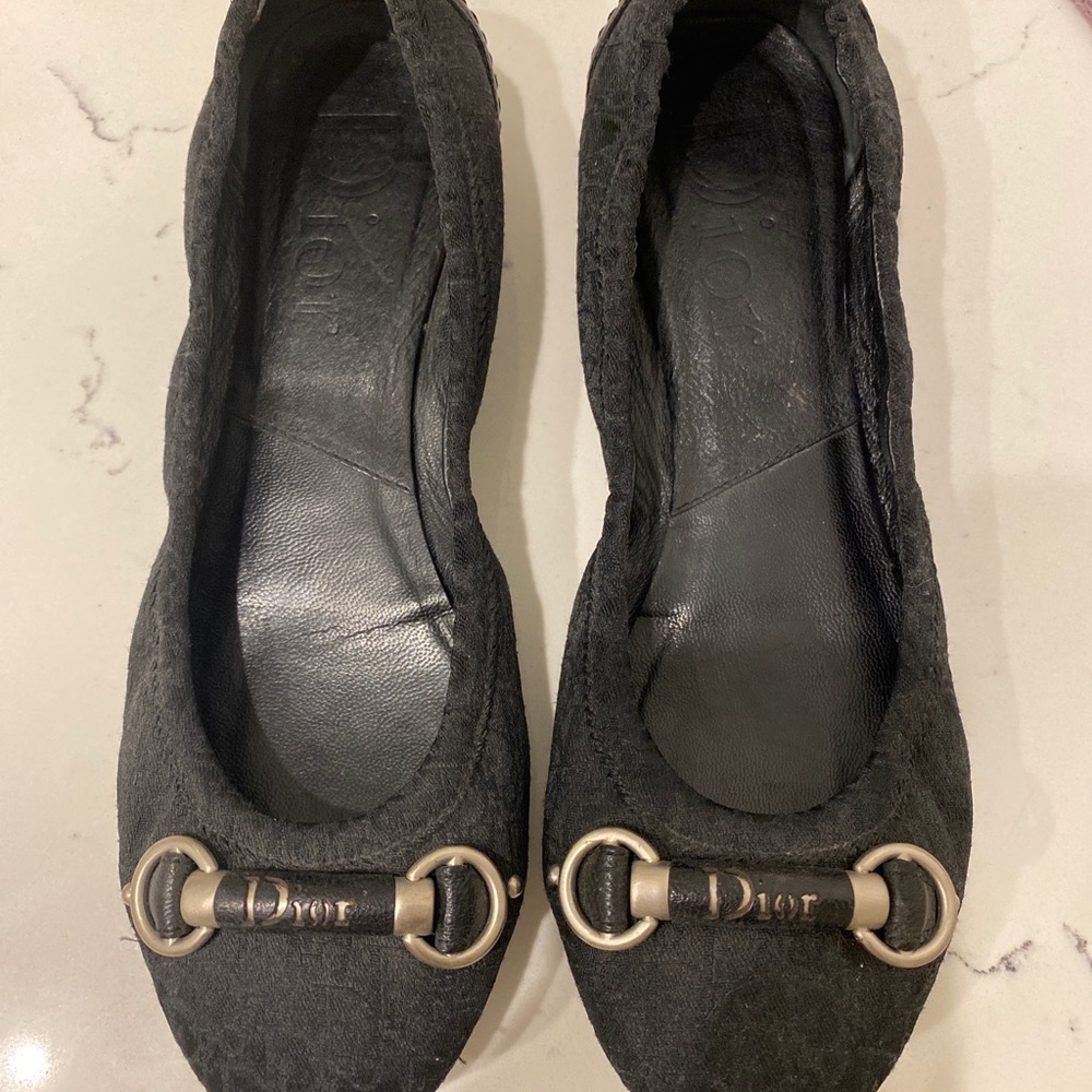 Dior ballerina shoes size 8 / 38
